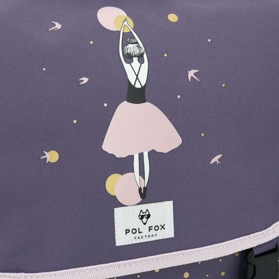 3663842006424-Cartable Ballet 35 cm - 1 compartiment - mauve - Pol Fox--3