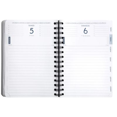 3660942075886-Agenda Office Age Bag - 1 jour par page - 15 x 21 cm - disponible dans différentes couleurs - Exacompt--3