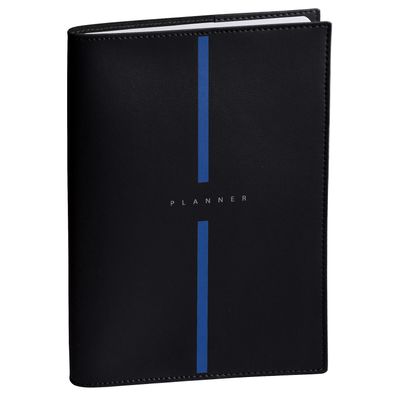 3371010479962-Agenda Billy Plan Week - 1 semaine sur 2 pages - 16 x 24 cm - noir - Quo Vadis--0