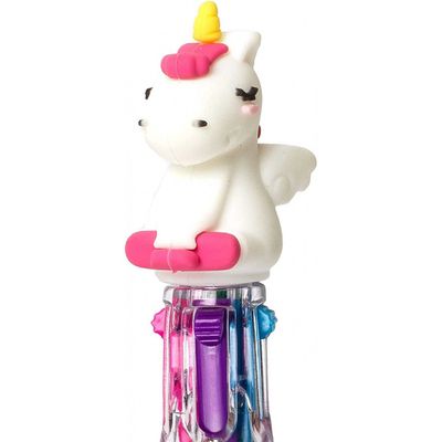 8054117628147-LEGAMI - Mini Stylo à Bille 4 Couleurs - Licorne--2