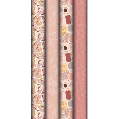 3369682020759-Clairefontaine Line Art - Papier cadeau - 70 cm x 2 m - 80 g/m² - différents motifs disponibles--0