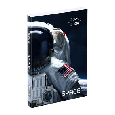 3135250995268-Agenda Espace - 1 jour par page - 12 x 17 cm - 2 modèles disponibles - Exclusivité Bureau Vallée - V--0