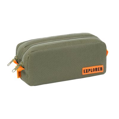 3135250995305-Trousse rectangulaire Explorer - 2 compartiments - disponible dans différentes couleurs - Viquel--0
