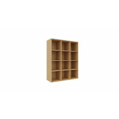 3617350005851-Vestiaire CAMILLE 12 cases - H.149,1 x L.120 x P.43,2 cm - imitation chêne clair - portes en option (n--0