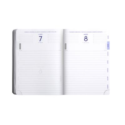 3660942084185-Agenda Safari - 1 jour par page - 12,5 x 17,5 cm - raton laveur - Exacompta--1