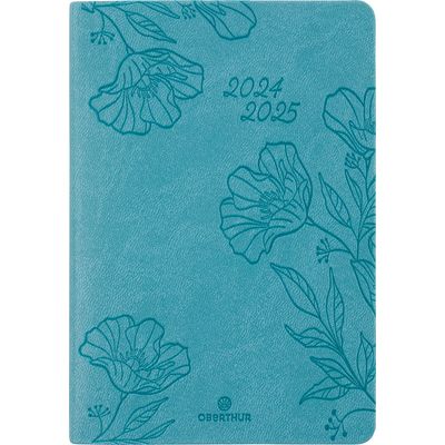3664447168791-Agenda Summerside - 1 semaine sur 2 pages - 10 x 15 cm - vert turquoise - Oberthur--0