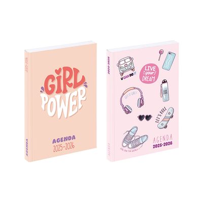 3135257464569-Agenda Girl Power - 1 jour par page - 12 x 17 cm - Viquel--0