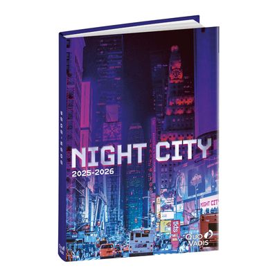 3371010523849-EUROTEXTAGENDA ML Cities - Night - 12x17 cm - Journalier - 12 mois de août à juillet - Quo Vadis--0