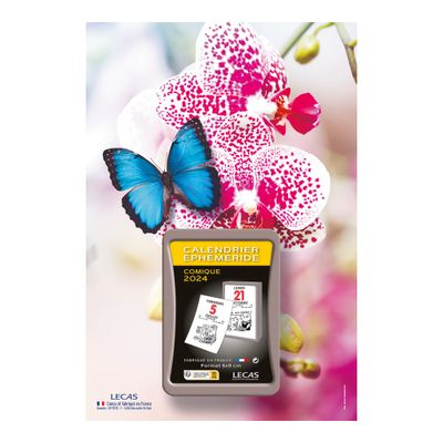 3147280261169-Lecas Nature - Plaque avec bloc éphéméride humoristique - 17 x 25 cm - papillon-P_405149812_1-0