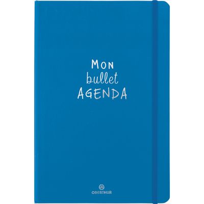 3664447172897-Bullet Agenda - 1 semaine sur 2 pages - 10 x 15 cm - bleu - Oberthur-P_405162243_1-0