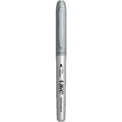 3086123677630-BIC Intensity - Kit de 12 Marqueurs permaments avec support à décorer (couleurs intenses et pastels --12