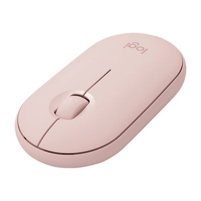 5099206085664-Logitech Pebble M350 - souris sans fil silencieuse - rose-Angle droit-1