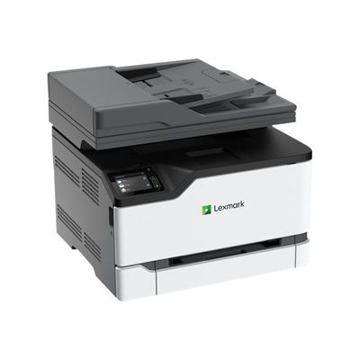 0734646727242-Lexmark MC3224i - imprimante laser multifonction couleur A4 - USB 2.0, LAN, Wi-Fi(n)-Angle gauche-3