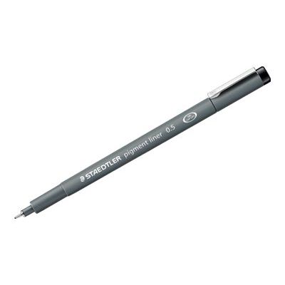 4007817036631-STAEDTLER pigment liner - Feutre fin - 0.5 mm - vert-Angle gauche-2