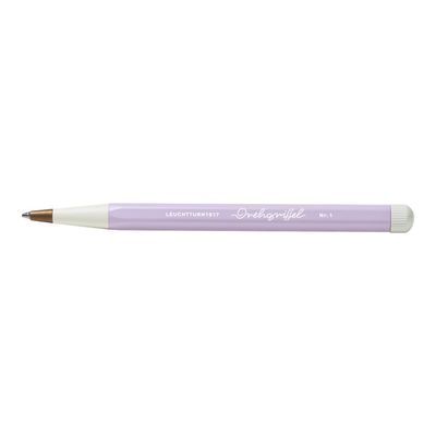 4004117609770-Leuchtturm1917 Drehgriffel Nr. 1 - Stylo à bille bleu roi - lilas-Angle gauche-0