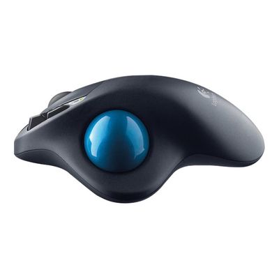 5099206025172-Logitech M570 - souris sans fil ergonomique avec trackball - noir-Droite-5
