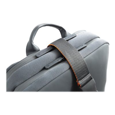 8032572185566-Nava Flat Medium - Sac à dos plat pour ordinateur portable 15,6" - gris/orange-Gros plan-4