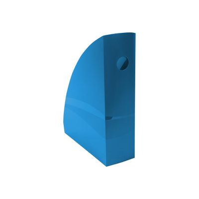 9002493116795-Exacompta Clean'Safe - Porte-revues bleu-Angle gauche-1