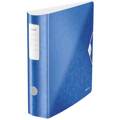 4002432105267-WOW - Classeur à levier 180° - Dos 80 mm - A4 - pour 600 feuilles - bleu-P_79440644_3-0