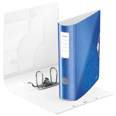 4002432105267-WOW - Classeur à levier 180° - Dos 80 mm - A4 - pour 600 feuilles - bleu-P_79440644_4-1