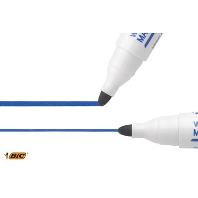 3086129999620-BIC VELLEDA 1701 - Marqueur effaçable - pointe ogive - bleu--3