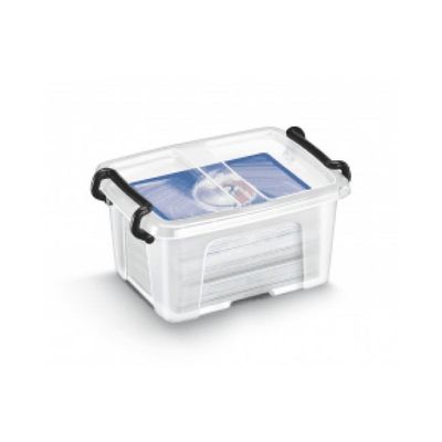 5021711047127-STRATA - Boîte multi rangements 0,4L - qualité alimentaire - cristal--0