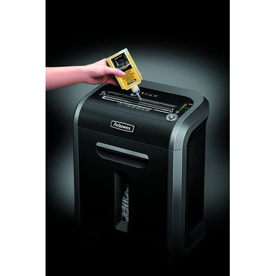 0043859642304-Fellowes Powershred 63Cb - destructeur de documents coupe croisée - 10 feuilles - Corbeille litres--2