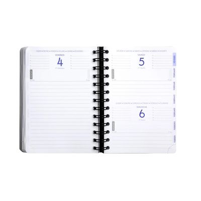 3660942042871-Agenda Shiny - 1 jour par page - 12 x 17 cm - disponible dans différentes couleurs - Exacompta--3