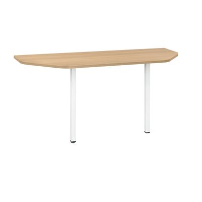 3483600495396-Extension demi-lune pour bureau SUNDAY - Chêne--0