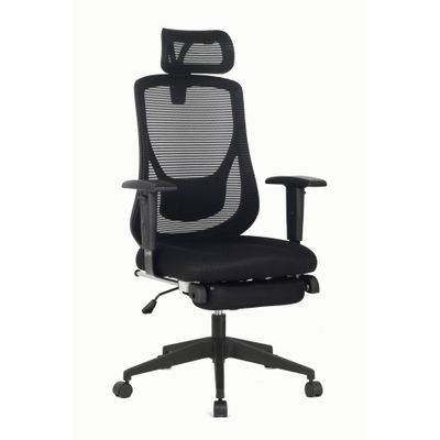 3760185028011-Fauteuil de bureau PRORELAX - accoudoirs réglables - appui-tête réglable et repose-jambe téléscopi--1