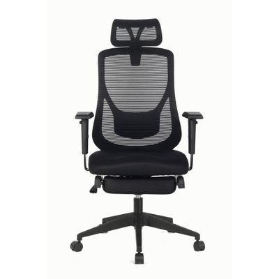 3760185028011-Fauteuil de bureau PRORELAX - accoudoirs réglables - appui-tête réglable et repose-jambe téléscopi--4