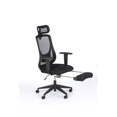 3760185028011-Fauteuil de bureau PRORELAX - accoudoirs réglables - appui-tête réglable et repose-jambe téléscopi--8