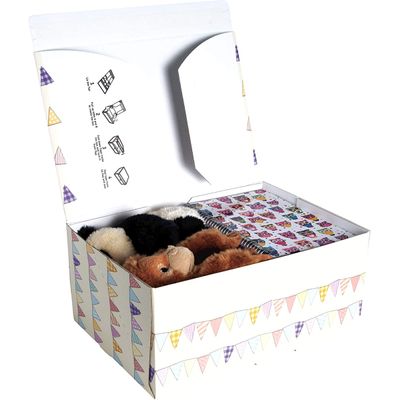 0400794357234-Bankers Box Christmas - 20 Boîtes d'expédition motif banderole - 35 cm x 24 cm x 16 cm --1