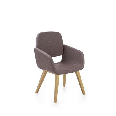 2012349446812-Chaise AITA - dossier bas - piètement bois - tissu gris--0