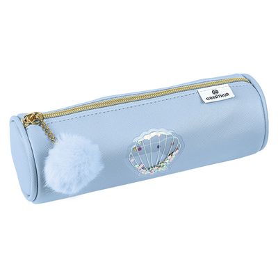3108726489691-Trousse ronde Colors Aloha - 1 compartiment - 4 coloris disponibles - Oberthur--1