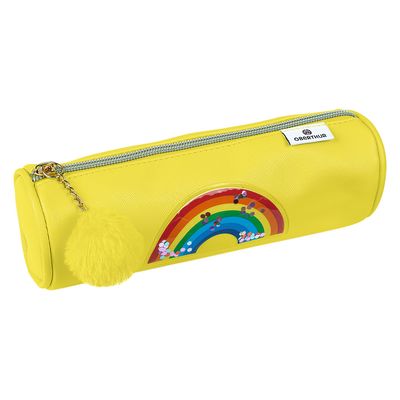 3108726489691-Trousse ronde Colors Aloha - 1 compartiment - 4 coloris disponibles - Oberthur--3