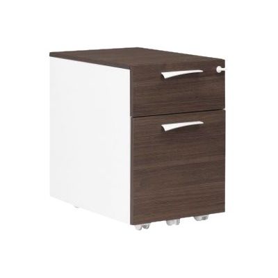 3483600647382-Caisson mobile XENON - Profondeur 60 cm - 2 tiroirs - Chêne royal-Angle gauche-0