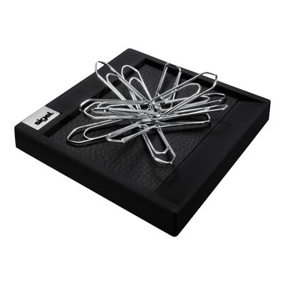 4004360892189-Sigel - Distributeur de trombones - noir-Angle gauche-2