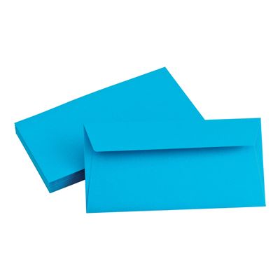 3329680555509-Pollen - 20 Enveloppes -110 x 220 mm - 120 g/m² - turquoise-Multi-angle-1