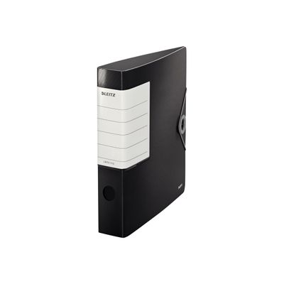 4002432111626-Leitz 180° Solid - Classeur à levier - Dos 65 mm - A4 - pour 350 feuilles - noir-Angle gauche-0