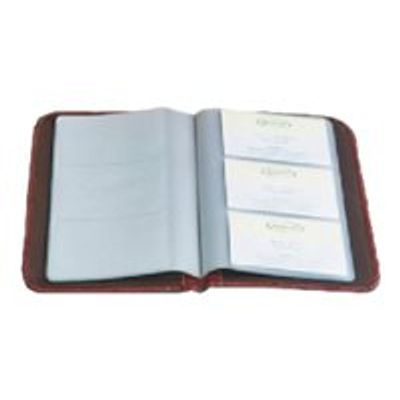 5412303125871-Brepols Palermo - Classeur pour cartes de visite - pour 144 cartes - brun-Avant-0