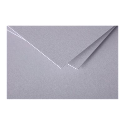 3329680053265-Pollen - 20 Enveloppes - 114 x 162 mm - 120 g/m² - gris-Gros plan-1