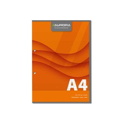 5411028071999-Hamelin - Bloc de cours Direction - A4 - 200 pages - petits carreaux - 56gr-Avant-0