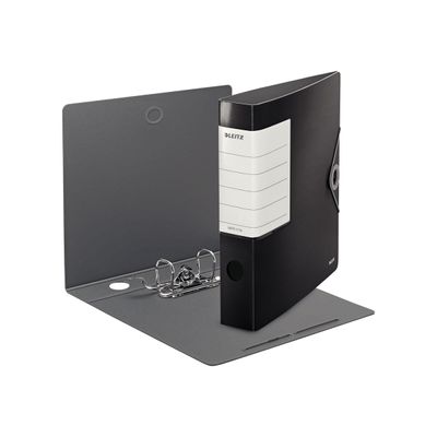 4002432111626-Leitz 180° Solid - Classeur à levier - Dos 65 mm - A4 - pour 350 feuilles - noir-Multi-angle-1