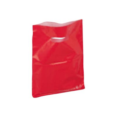 3700481666487-Carton Service - 100 Sacs plastique PDR - 25 x 32 cm - rouge-Angle gauche-0