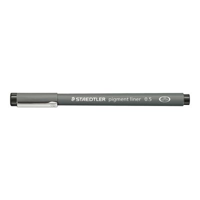 4007817036631-STAEDTLER pigment liner - Feutre fin - 0.5 mm - vert-Angle gauche-0