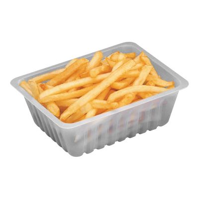 3342690014545-Guillin - 250 Barquettes jetables pour aliments - translucide - 1L-Angle gauche-1