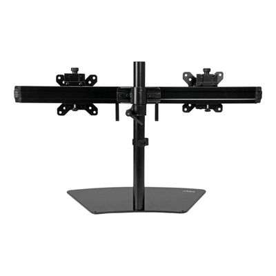 0065030864022-StarTech.com - Pied avec support de fixation pour 2 écrans jusqu'à 24" - noir-Arrière-2