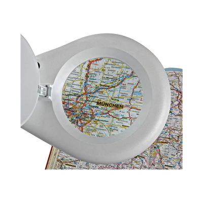 4002390061698-Maulviso - Lampe loupe à Led - 12.7 cm diamètre - agrandissement : 1.75x - 8 W - blanc-Gros plan-2