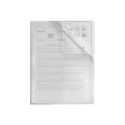 3045050198670-Oxford 2nd Life - Porte vues - 40 vues - A4 - disponible dans différentes couleurs-Avant-0